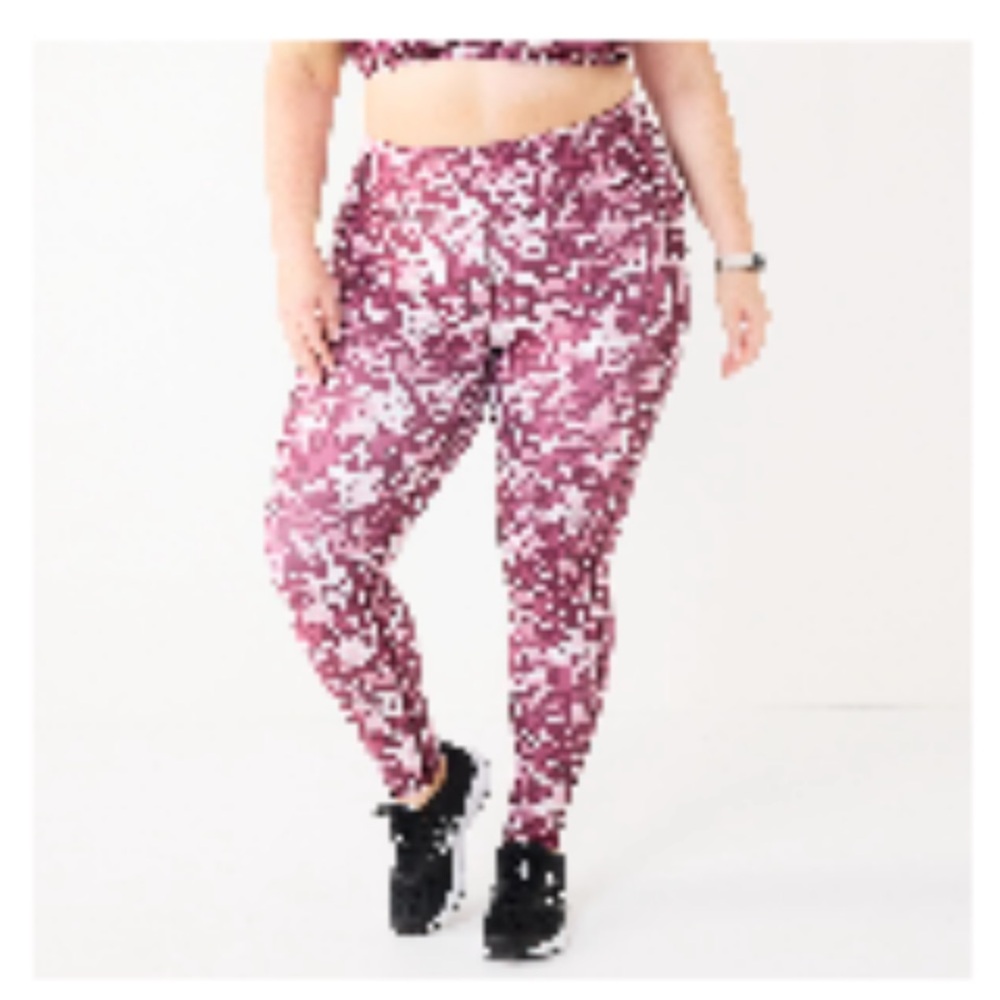 Tek Gear “Wine Shapes” 7/8 Leggings
